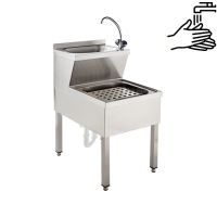 LAVE-MAINS AVEC VIDE-SEAU Profondeur 600