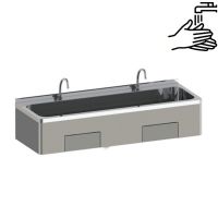 Lave-mains collectifs À commande fémorale