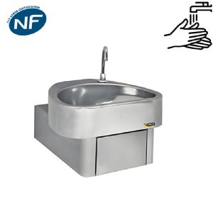 Lave mains commande fémorale Norme NF Hygiène