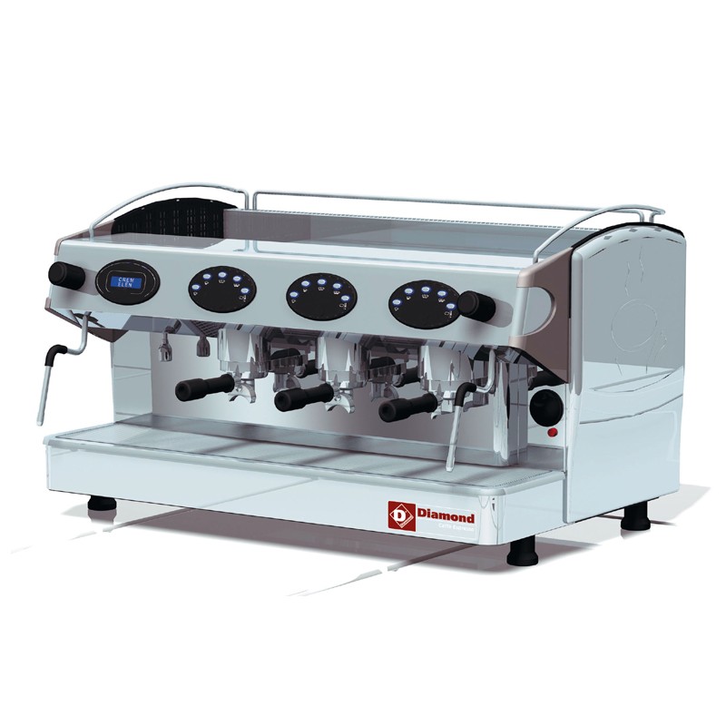 Machine a cafe automatique 3 groupes - occasion - Restauration  professionnelle - AROMA/3EB 