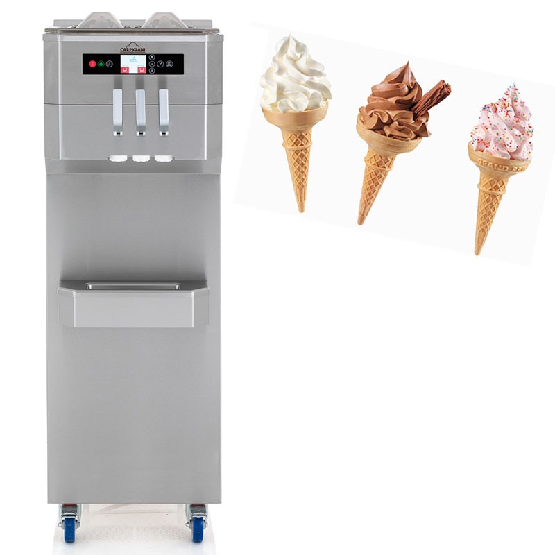 Machine à glace SOFT Gravité 3Parfums 600 portions de 75g/Heure -  CARPIGIANI - Restauration professionnelle - XVL 3/G 