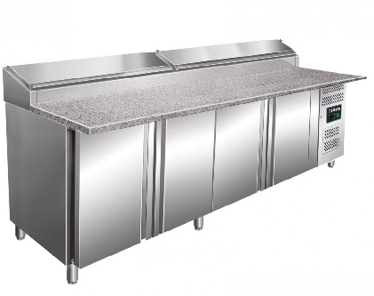 Meuble A Pizza 4 Portes Avec Granit Saro Restauration Professionnelle Restoconcept Com