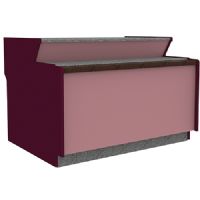 Meuble caisse avec pose-sacs