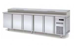 Meuble de préparation 700 positif 5 portes 16x GN1/4