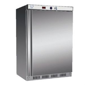 Mini armoire réfrigérée positive acier inox 130 L