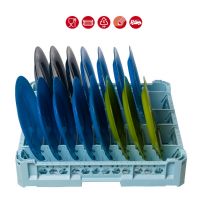 Panier carré pour 15 assiettes plates et creuses