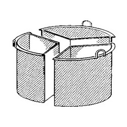 Panier pour marmite 150 litres 3 secteurs