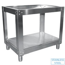 Piétement en inox, pour four 2x6 pizza EFP/66R