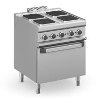 Plaque 4 zones Carrés sur four électrique Plus700