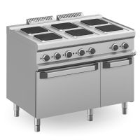 Plaque 6 zones Carrés sur four électrique Plus 700