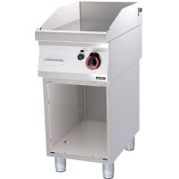 Plaque à snacker Chrome Lisse avec soubassement Gaz 40