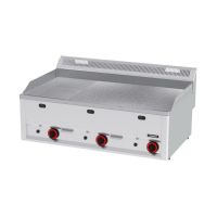 Plaque à snacker Chrome Rainurée Texturée 99 Gaz