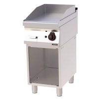 Plaque à snacker Fonte Lisse avec soubassement Gaz 40