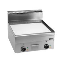 Plaque à snacker lisse électrique chromé