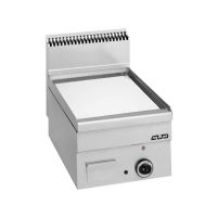 Plaque à snacker lisse gaz chromé