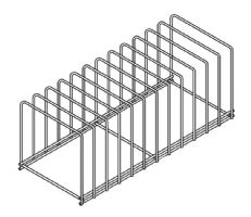 PLAQUE DE SUPPORT EN ACIER INOX 12