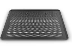 Plaque en aluminium antiadhérente micro-perforée