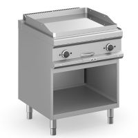 Plaque lisse chromée électrique double plus 700