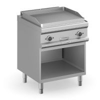 Plaque rainurée électrique double sur baie libre