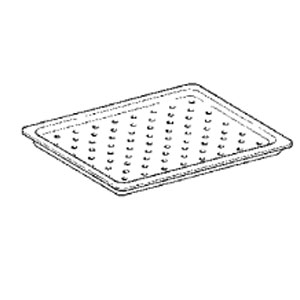 Plateaux perforés en acier inoxydable GN 2/1
