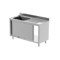 Plonge 1300 x 600 h 890 mm