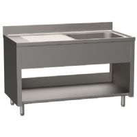 Plonge basic avec côtés 1400 x 600 x 850 mm