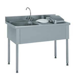 Plonge inox professionnelle