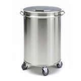 Poubelle ronde de cuisine professionnelle