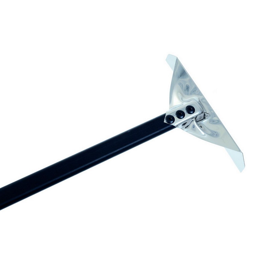 Ramasse-cendres HENDI 440506 - En Inox, Couvercle à Charnière - Sécurité Et Facilité De Nettoyage - 210x140x90 Mm