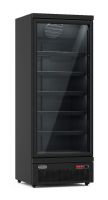 RÉFRIGÉRATEUR 1 PORTE EN VERRE NOIR JDE-600R BL
