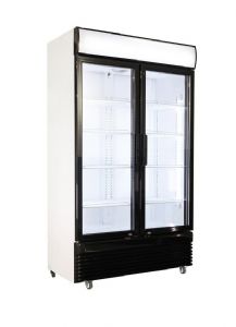 Réfrigérateur 2 portes en verre 750L