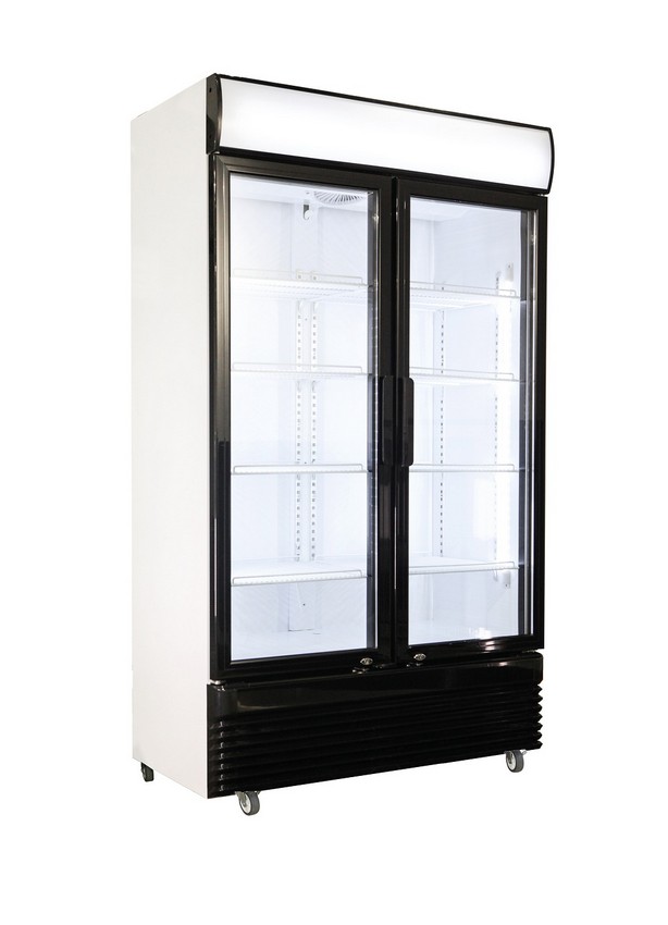 Réfrigérateur 2 portes en verre 780L