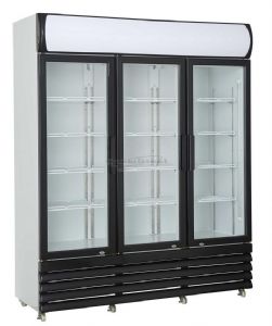 Réfrigérateur 3 portes en verre 1065L