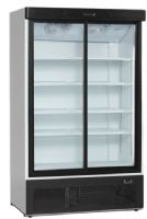 Réfrigérateur vitré à 2 portes coulissantes - 660L