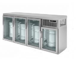 Refroidisseur de barils 4 portes vitrees