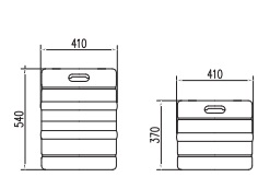Refroidisseur de barils avec 2 portes vitrees
