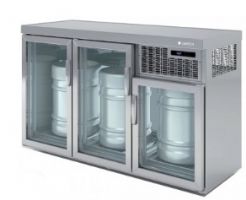 Refroidisseur de barils avec 3 portes vitrees