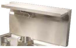 Rideau d'eau avec étagère à épices et robinet