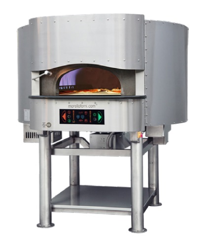 Rotary hybrid oven 6 pizzas Ø 300 mm standard - MORELLO FORNI - FGRi.100-S  - Restoconcept.com