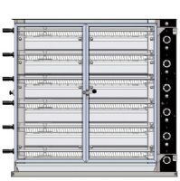 Rotissoire confort a poulets gaz Moteur à droite