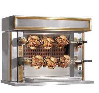 Rotissoire mini a poulets gaz 2 broches - SOFINOR - Restauration  professionnelle - ITN2 