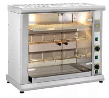 Rôtissoire professionnelle gaz – 2 broches