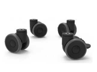 Roues rotatives avec frein