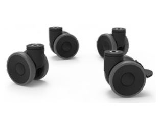 Roues rotatives avec frein