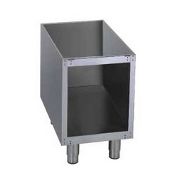 Soubassement ouvert pour grill, 1/2 module