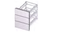 Supplément de prix pour les tiroirs 1/3