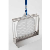 Support inox pour pelles à pizza jusqu'à Ø 50 cm