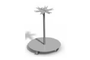 SUPPORT POUR LES GRILLES