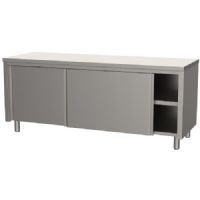 Table armoire basic 1200 x 700 x 890 mm portes coulissantes