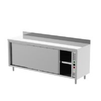 Table armoire chauffante 2000 x 700 x 850 mm